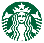 Green Starbucks logo with a white siren icon and crown centered in a circle