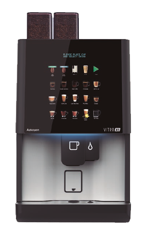 Vitro X5
The Vitro S1 Espresso is a compact coffee machine designed to provide the highest quality of coffee espresso based drinks into any location that consumes less than 60 cups per day.