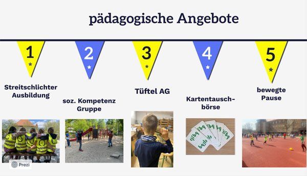 pädagogische Angebote der Schulsozialarbeit