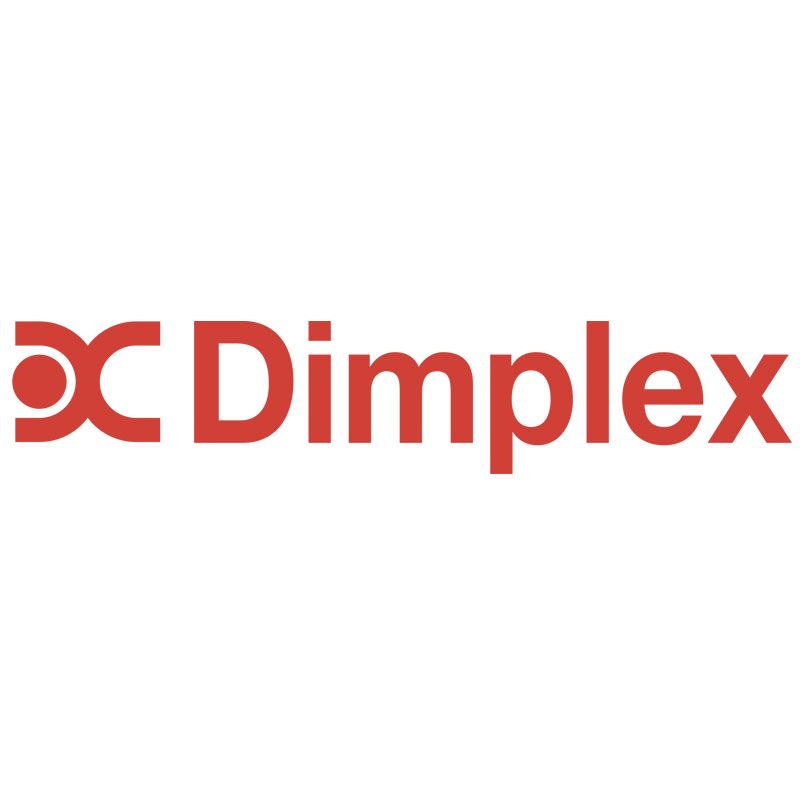 Red Dimplex logo on a white background