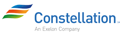 Constellation logo: blue, green, and orange abstract design with 