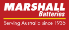 Marshall Batteries Logo — Bay City A1 Tyres in North Geelong, VIC