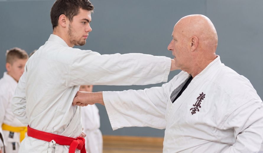 Ibrahim Abdalla, head instructor at Victory Karate in Silver Spring, MD.