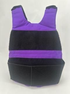 weighted workout vest purple
