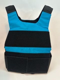 weighted workout vest teal