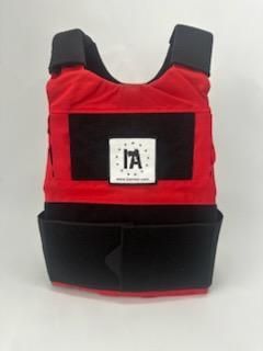Weighted workout vest red