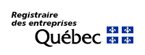 A logo for a company called registraire des entreprises quebec
