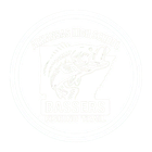 Faint circular logo with a dolphin and indistinct text on a white background