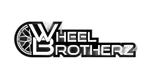 Wheel Brotherz logo in black and white with stylized wheel graphic and bold text