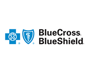 BlueCross BlueShield logo: blue cross symbol next to a blue shield, with text 
