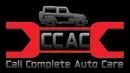 CCAC auto care logo with gray SUV on red and black background