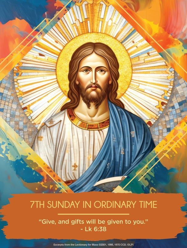 A bulletin cover for the 7th Sunday in Ordinary Time