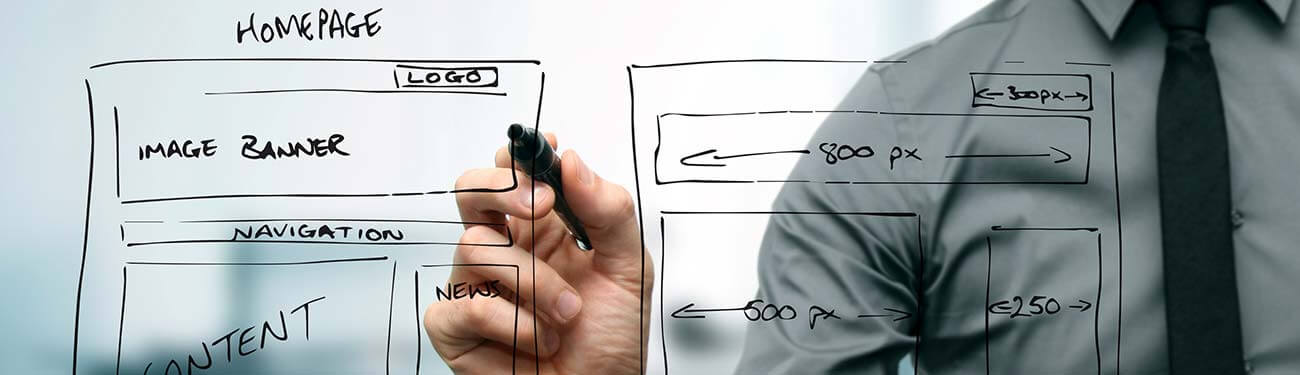 A man is writing on a whiteboard with a marker.