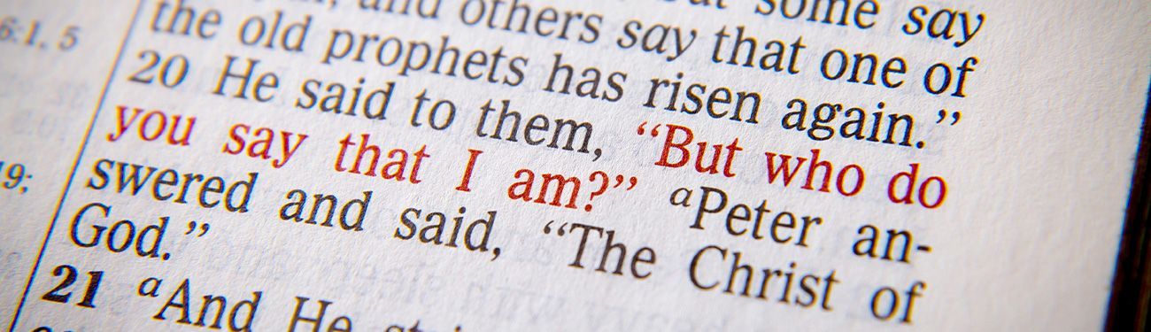 Photo of words in the Bible, 