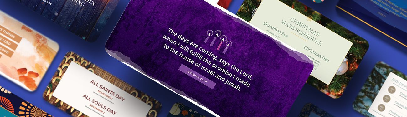 A bunch of website sections are laying on top of each other in a montage.