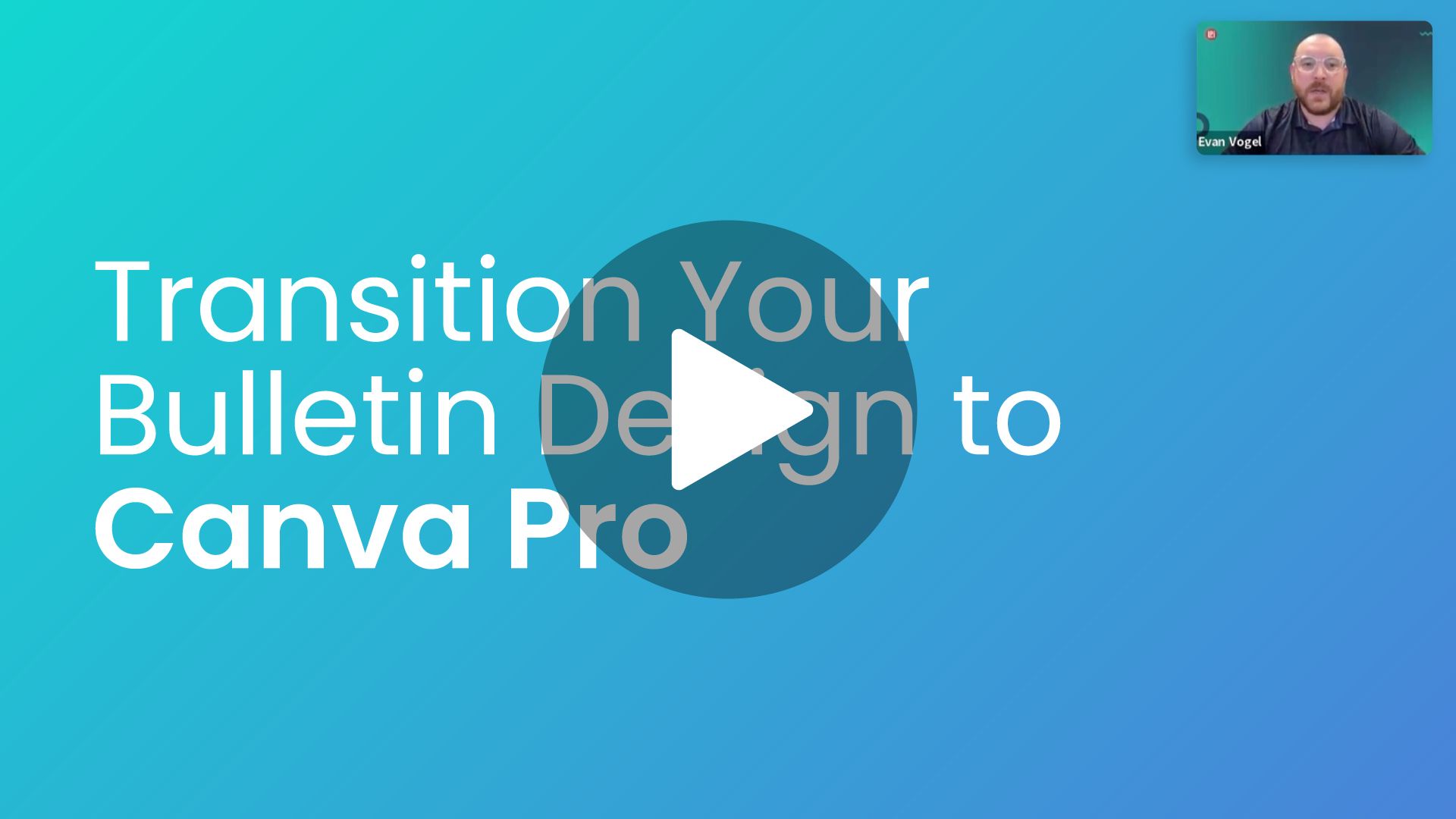 Canva Pro For Churches Webinar