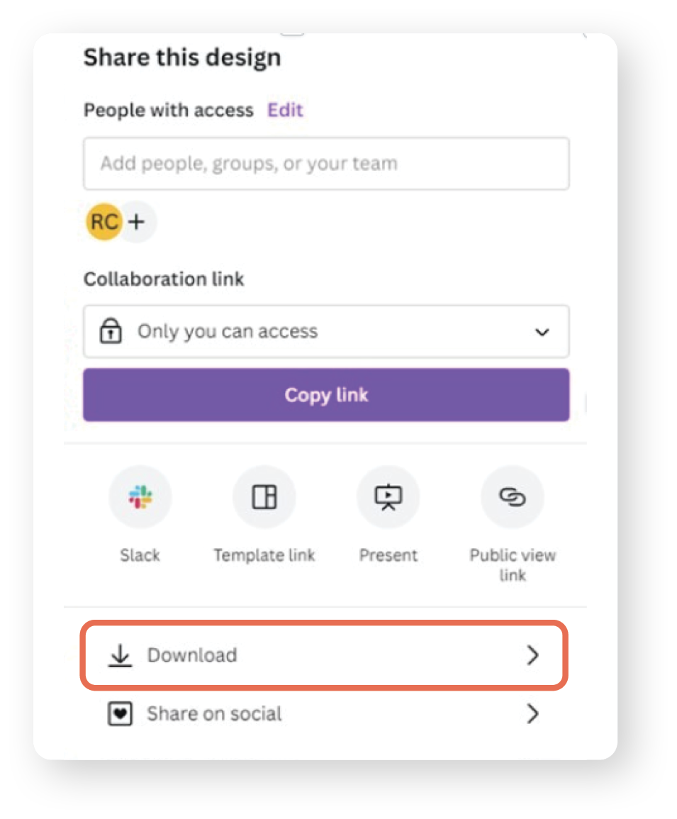 Click Download Image of screen with Download highlighted