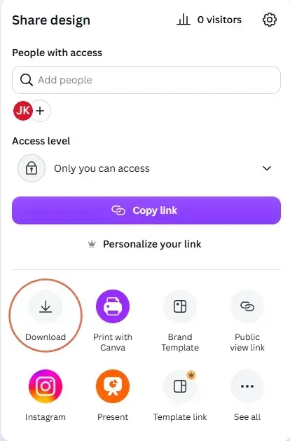 Click Download Image of screen with Download highlighted
