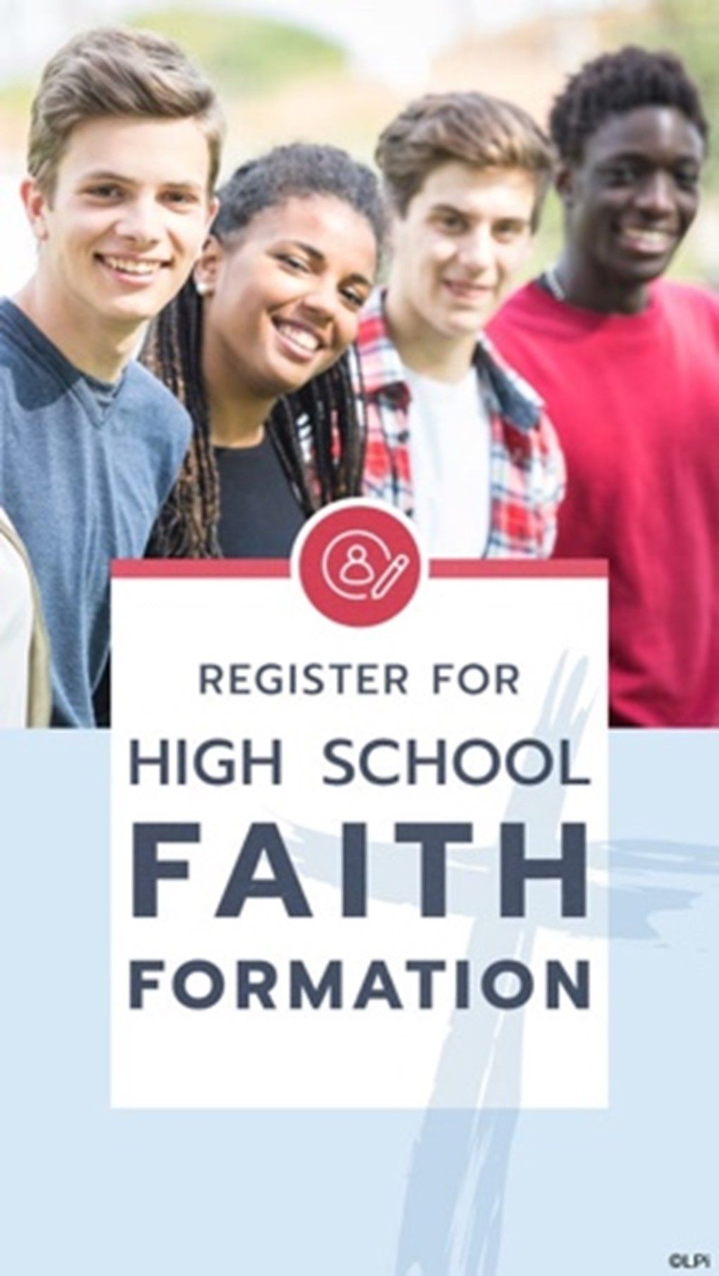 A group of young people are standing next to each other.