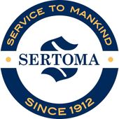 A service to mankind logo for sertoma since 1912