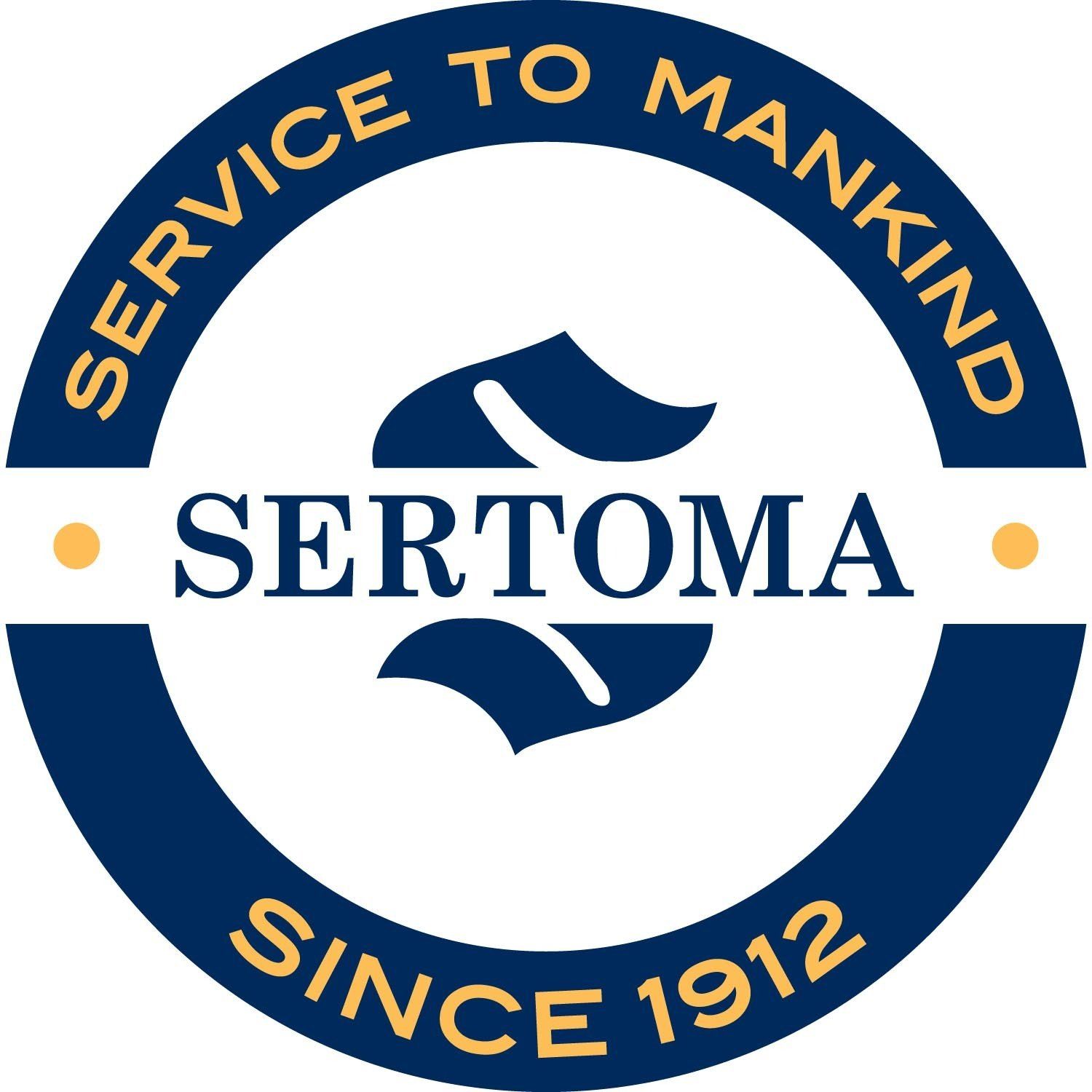 A service to mankind logo for sertoma since 1912