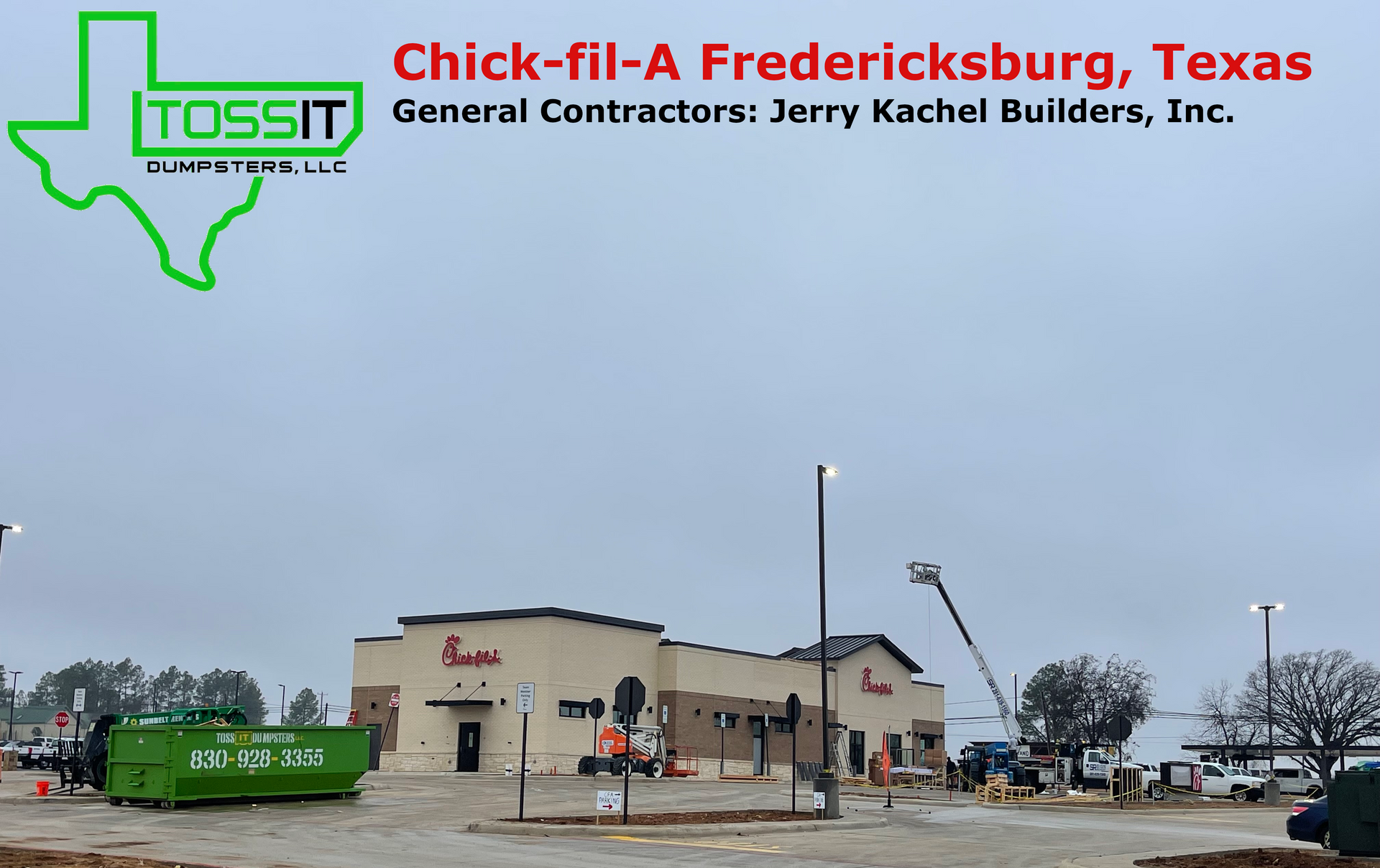 Chic-fil-a dumpster rentals