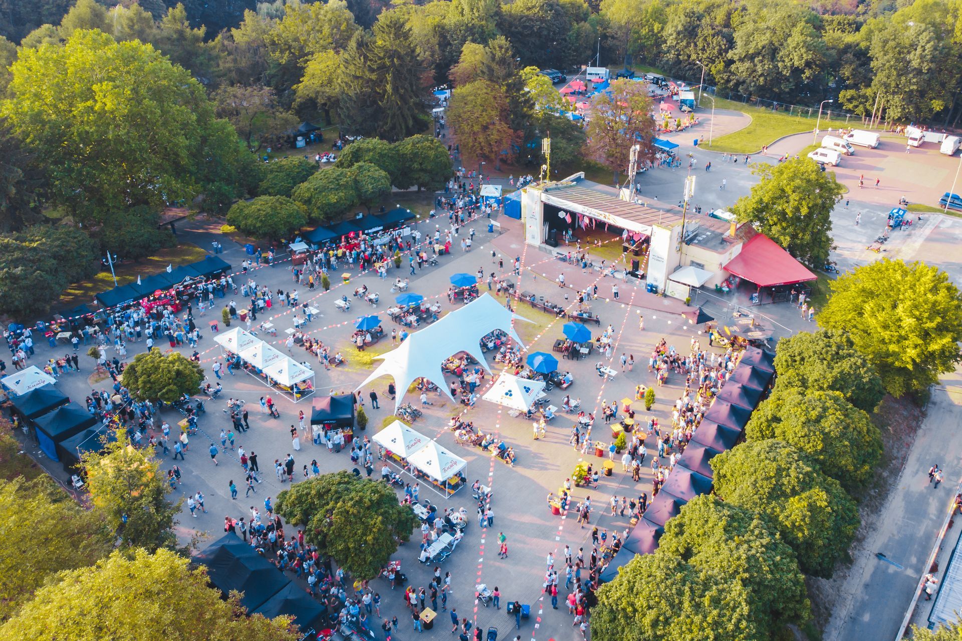 Large outdoor event in Austin Texas