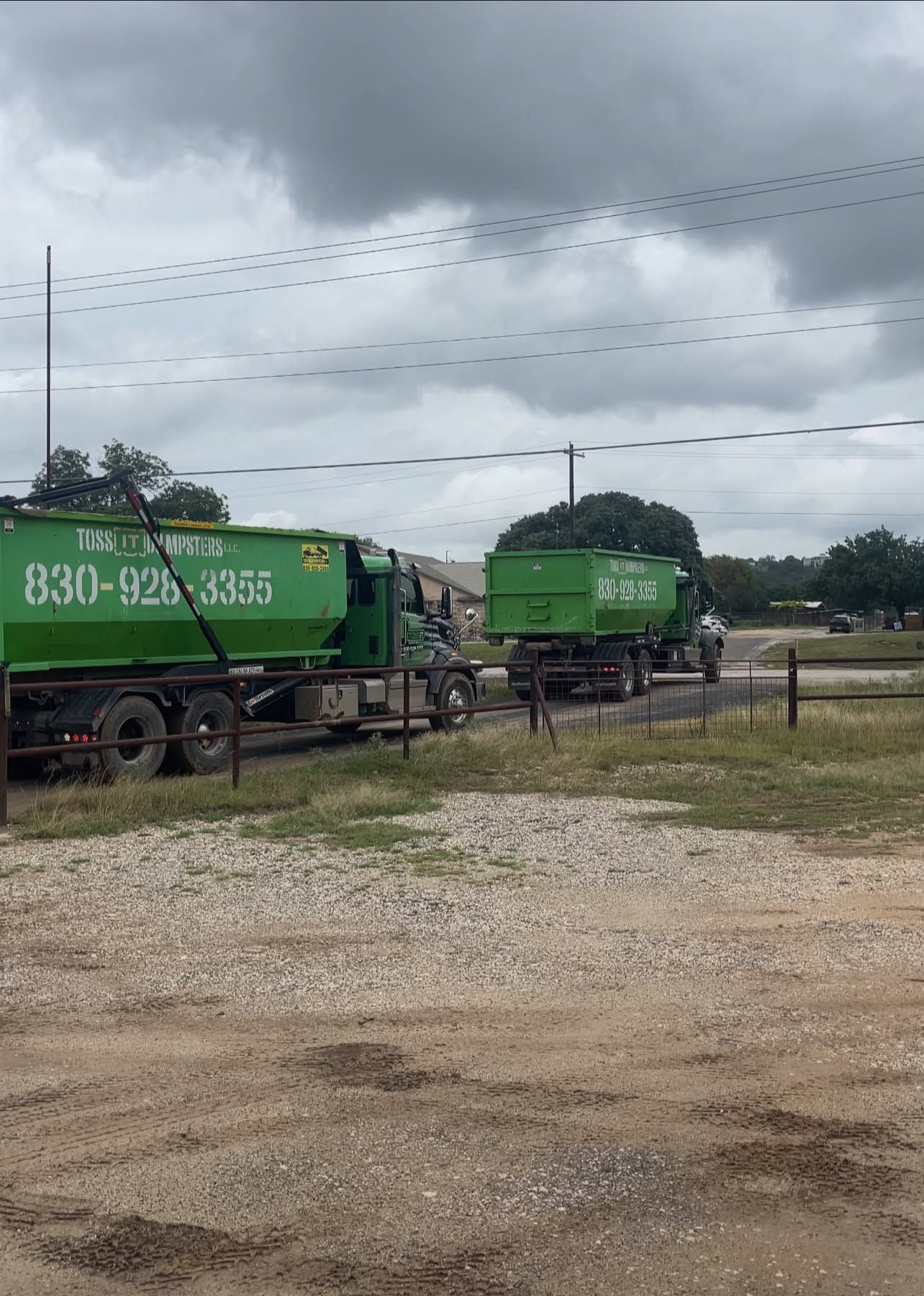 dumpster delivery and pickup in kerrville