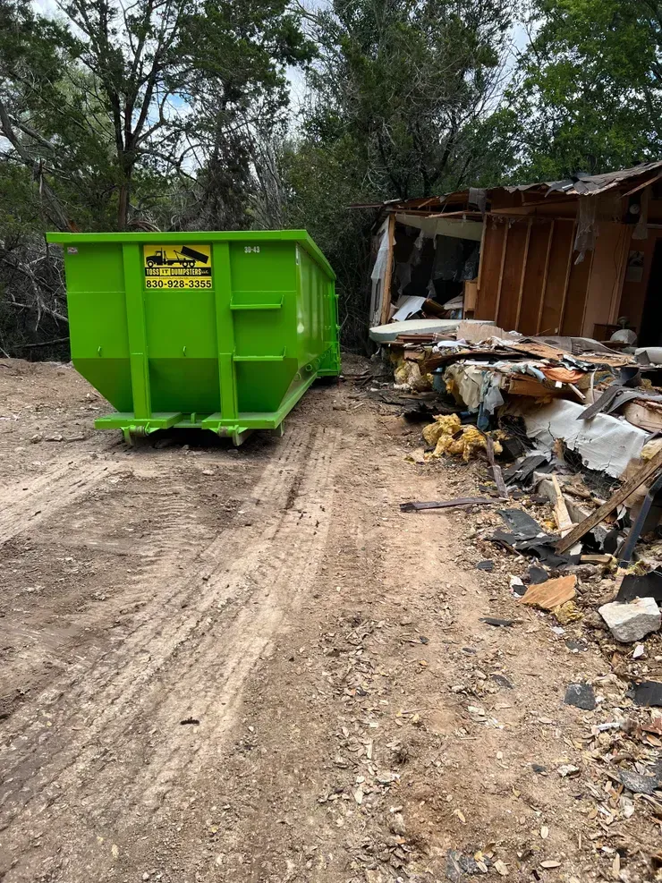 dumpster rental for word cleanup day
