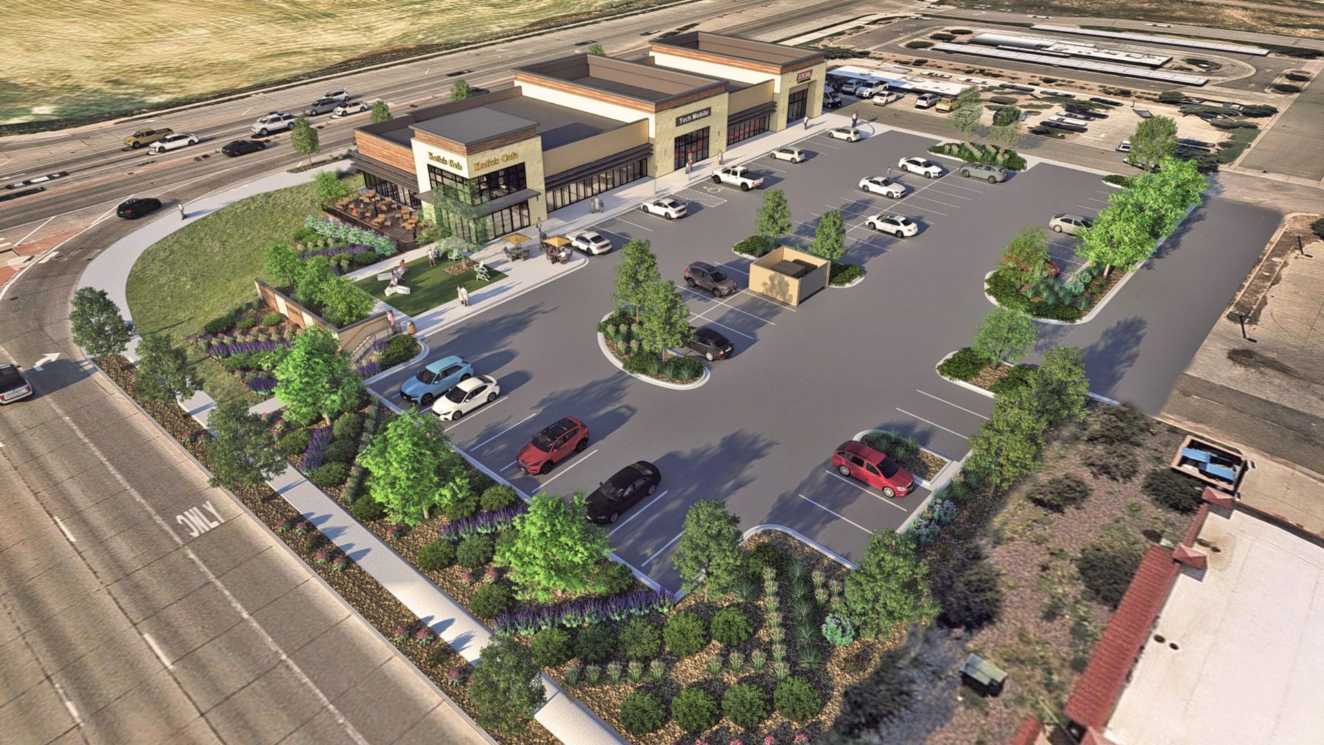 Architectural rendering of Reunion Plaza