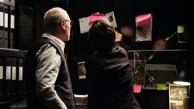 Two Men Are Standing Next To Each Other In A Dark Room Looking At A Computer Screen - Security in the Top End, NT