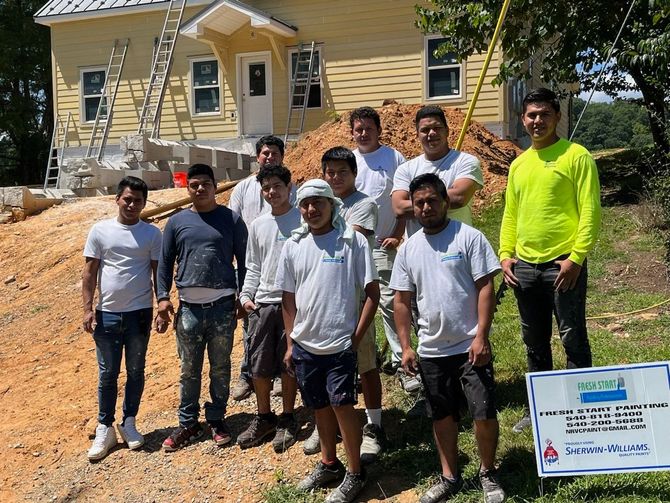 Fresh Start Painting Team Blacksburg, Va