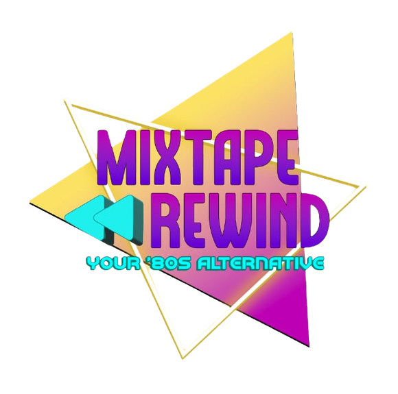 A logo for mixtape rewind 