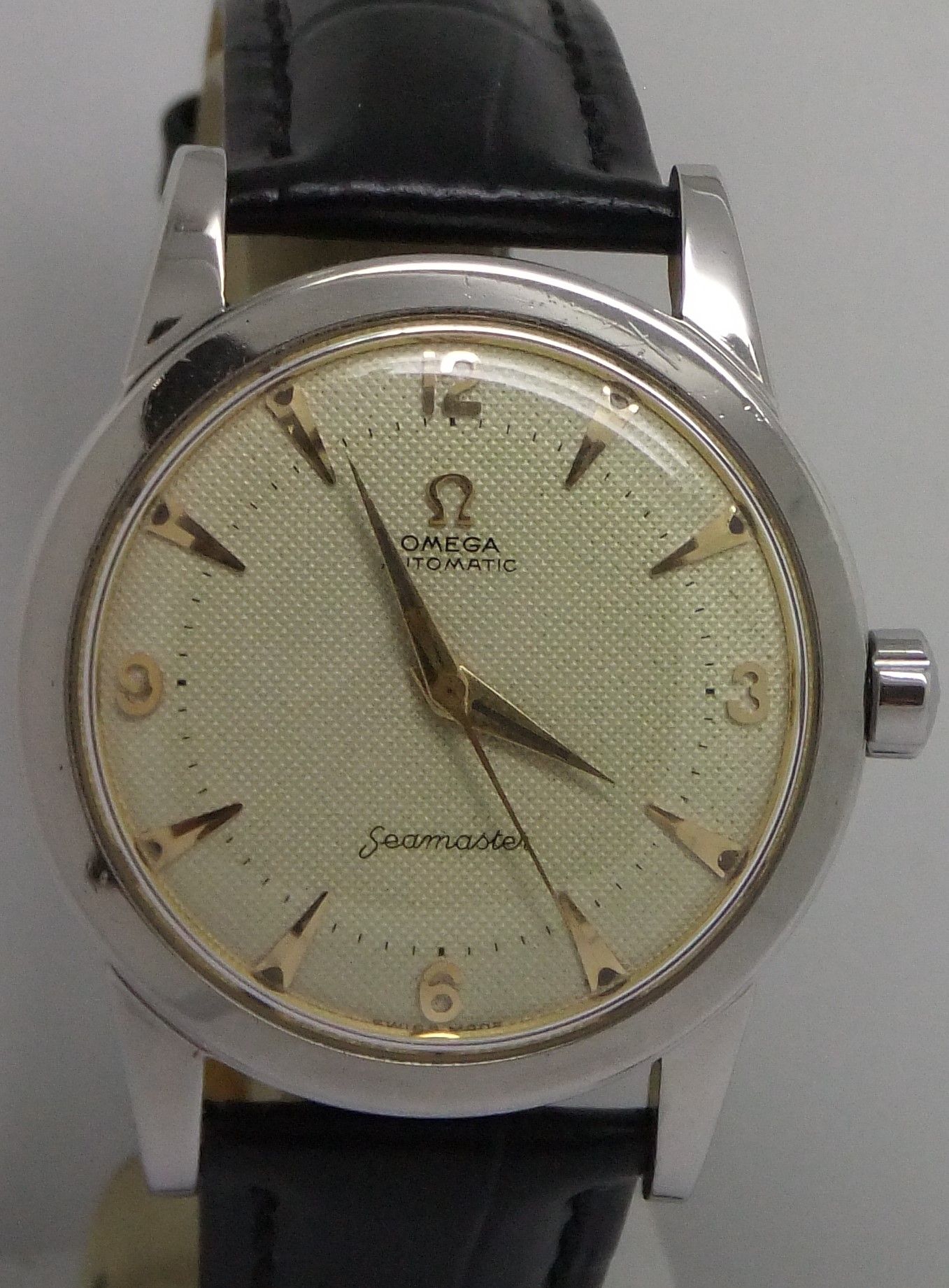 Vintage Omega Seamaster Bumper Automatic  movement watch.