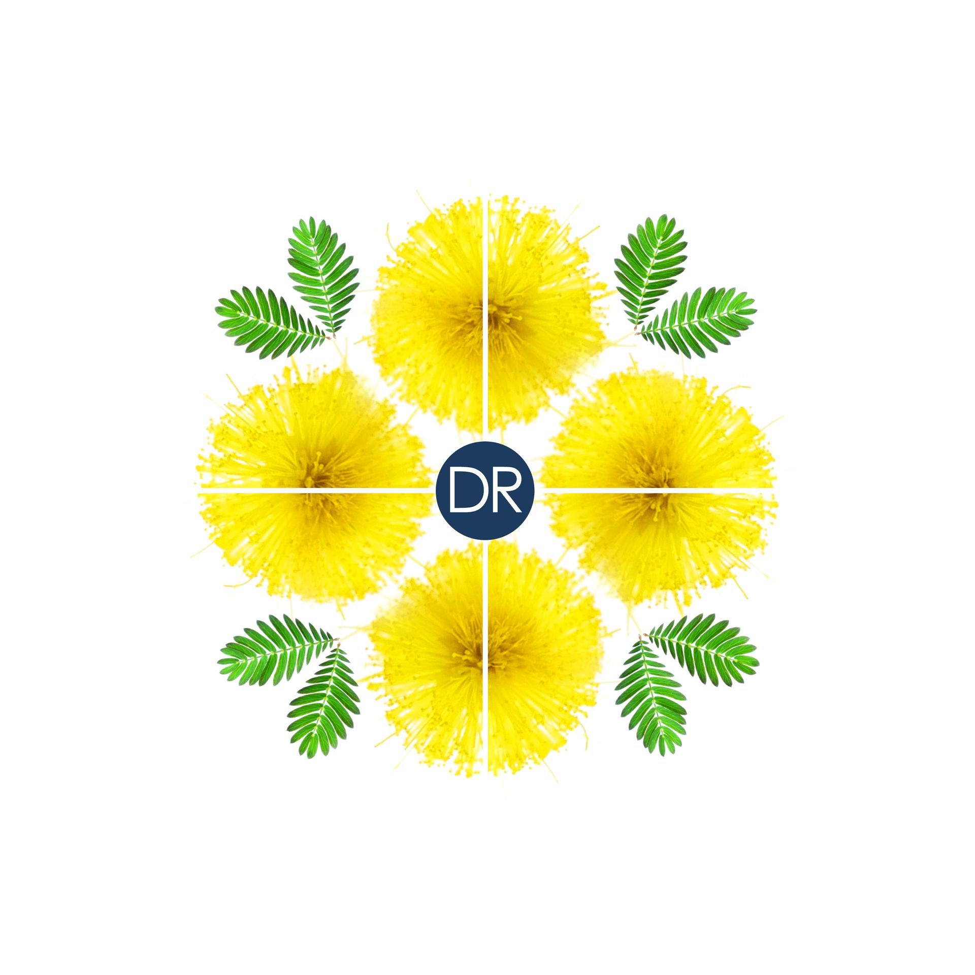 Een verticaal gestreept patroon in groen, blauw en geel vult het hele kader.