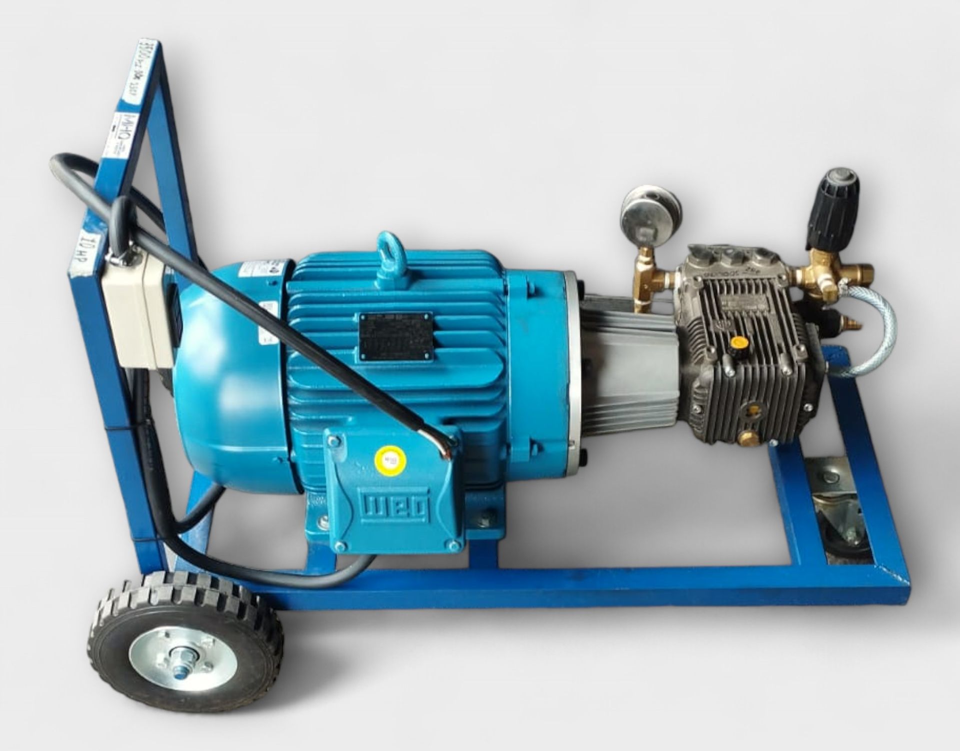 HIDROLAVADORA 10 HP ELÉCTRICA ALTA PRESIÓN, AGUA FRÍA