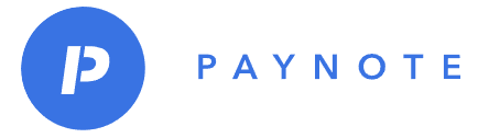 Paynote logo: White 