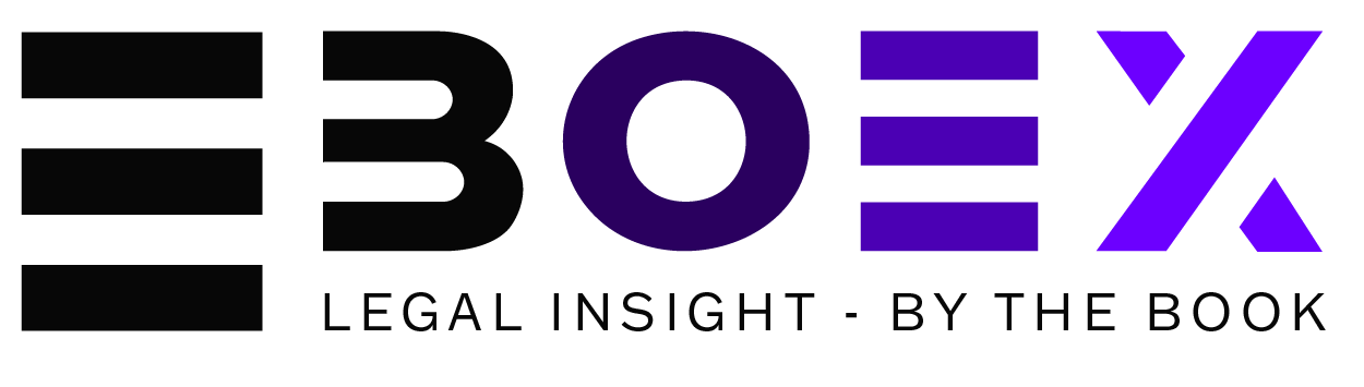 full color BOEX logo, international business law boutique based in Brussels