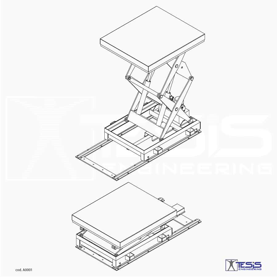 Piattaforma semovente, piattaforma traslabile, tavola elevatrice mobile, tavole elevatrici, piattaforme elevatrici, pedane di sollevamento, sollevatori a pantografo, tavole elevatrici semoventi, tavole elevatrici mobili | Tesis