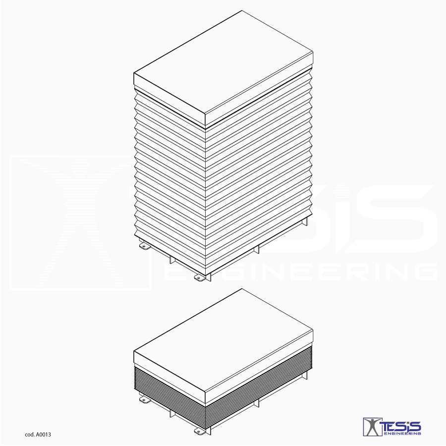Piattaforma elevatrice per AGV, tavola elevatrice per AGV, AGV lift, tavole elevatrici in corrente continua, piattaforme di sollevamento a pantografo | Tesis