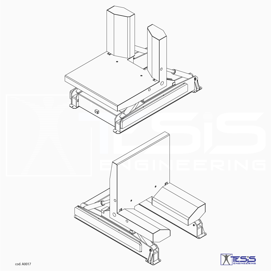 Ribaltatore, ribaltatore per coil e bobine, ribaltatore industriale, ribaltatore idraulico, movimentazione coils, movimentazione bobine, ribaltatore per posizionamento su pallet | Tesis