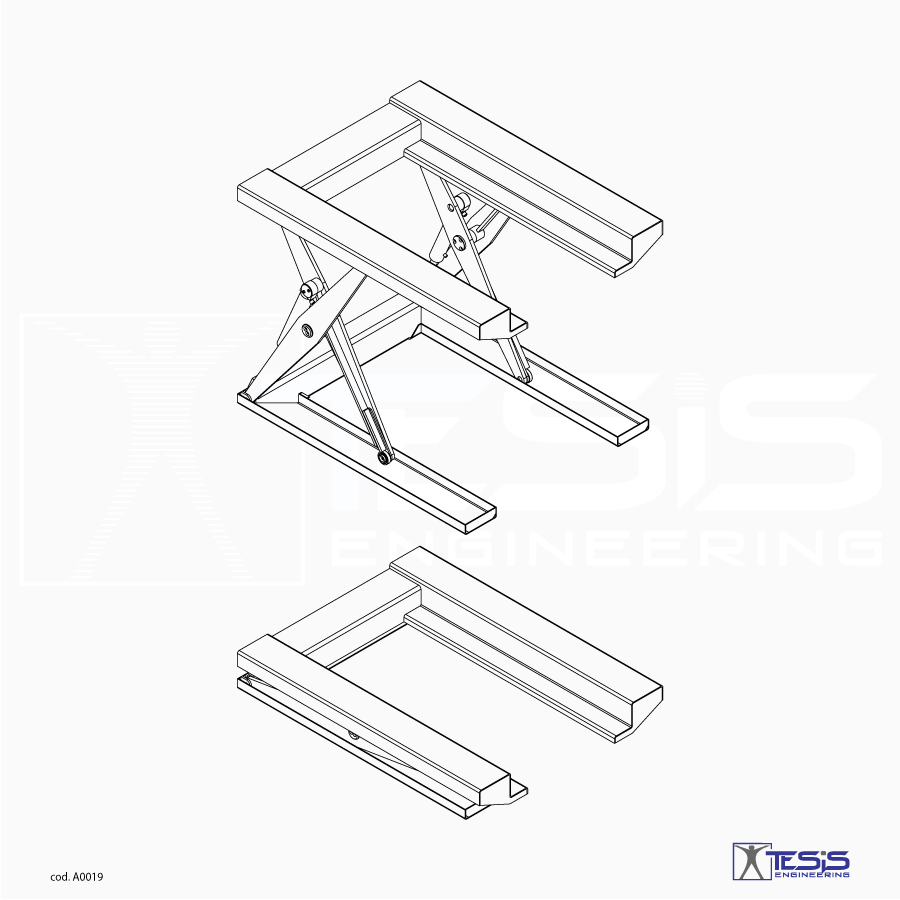 Piattaforma di sollevamento per pallet, piattaforma elevatrice con piano a U, tavole elevatrici extra piatte, piattaforme elevatrici a pantografo industriali | Tesis
