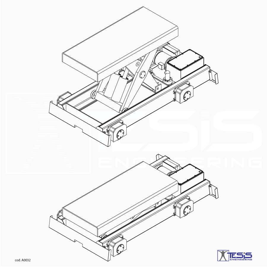 Piattaforma elevatrice semovente, piattaforma a pantografo mobile motorizzata, tavole elevatrici mobili, piattaforme elevatrici industriali, tavole elevatrici traslabili, pedane di sollevamento a pantografo, tavole elevatrici idrauliche | Tesis