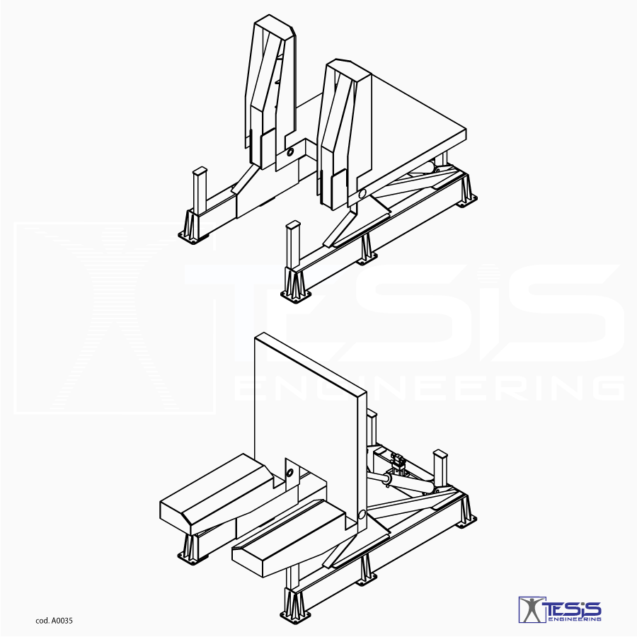 Ribaltatore per pallettizzazione coil e bobine, ribaltatore industriale, ribaltatore idraulico, movimentazione coils, movimentazione bobine | Tesis