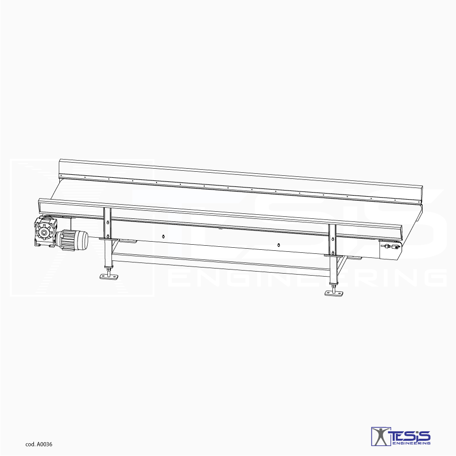 Nastro trasportatore, trasportatore a nastro, conveyor a nastro, sistema di trasferimento a nastro | Tesis