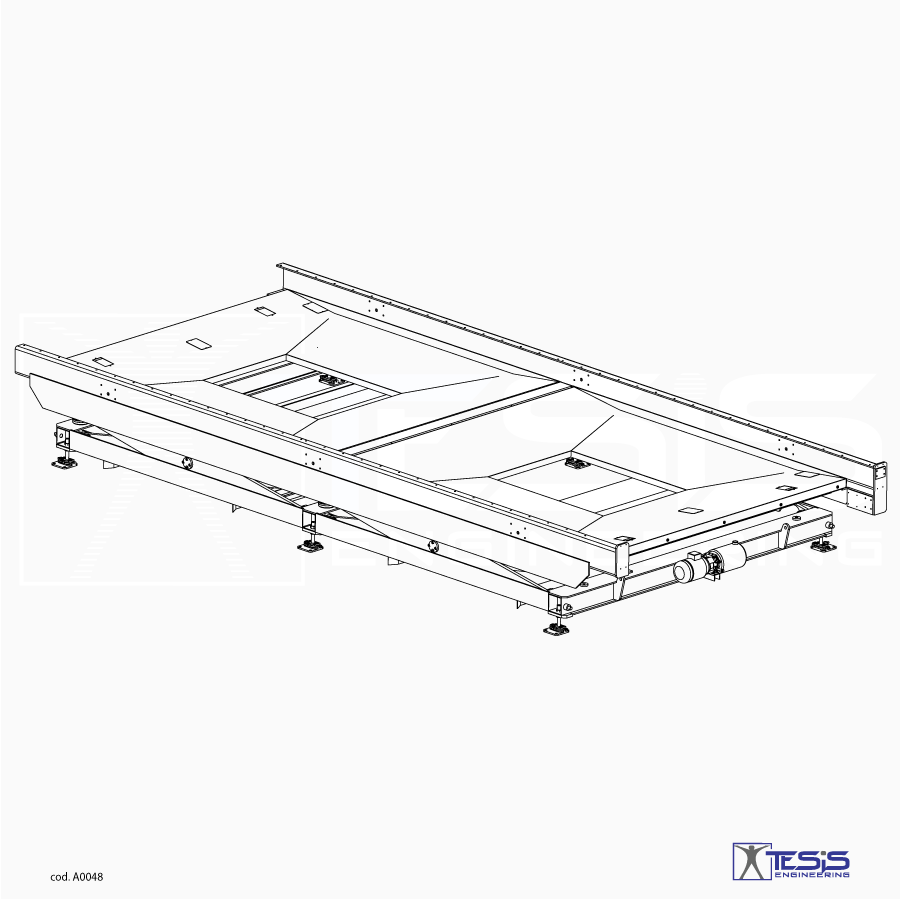 Sistema di cambio pallet per lamiere, piattaforma di sollevamento asservimento linea di taglio, tavole elevatrici industriali, pedane di sollevamento per alimentazione macchine, piattaforme elevatrici a pantografo, cambio pallet liea taglio | Tesis