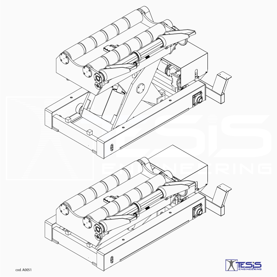 Movimentazione bobine, movimentazione coils, sollevatore a pantografo con rulli motorizzati, coil car, coil transfer car, pedana di sollevamento industriale, piattaforma di sollevamento semovente, tavola elevatrice per movimentazione coils, piattaforma di sollevamento a pantografo, pedane di sollevamento industriali | Tesis