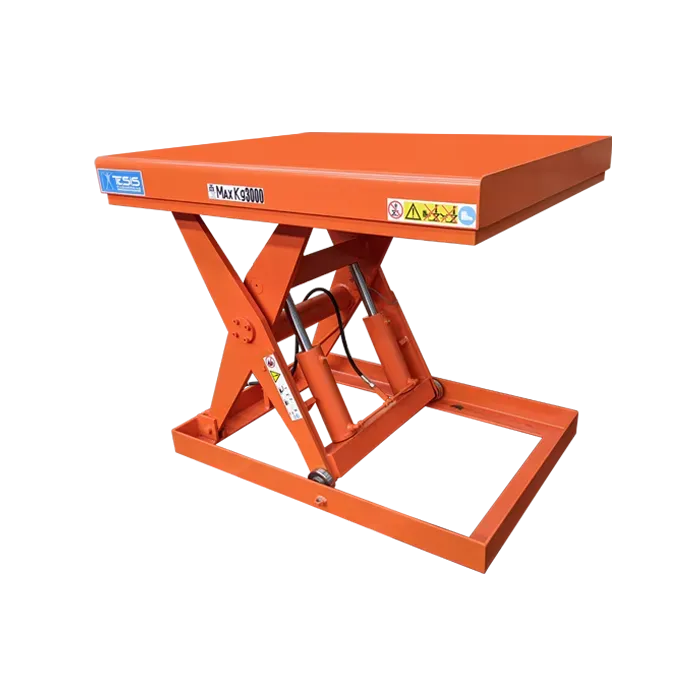 Tavola elevatrice industriale a pantografo singolo