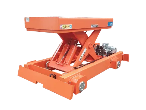 Tavola elevatrice semovente, sollevatore a pantografo mobile, navetta di trasferimento a pantografo, pedana di sollevamento su ruote motorizzate, piattaforma elevatrice traslazione su rotaia, sollevamento e movimentazione, piattaforme elevatrici, piattaforme di sollevamento, tavole elevatrici, piattaforme a pantografo, pedane di sollevamento, sollevatori a pantografo, tavole elevatrici mobili | TESIS