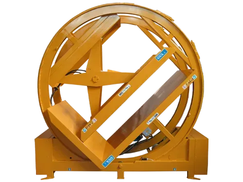 Pile turner, pile tilter for piles of paper and cardboard